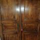 Portes d'armoire ancienne chêne