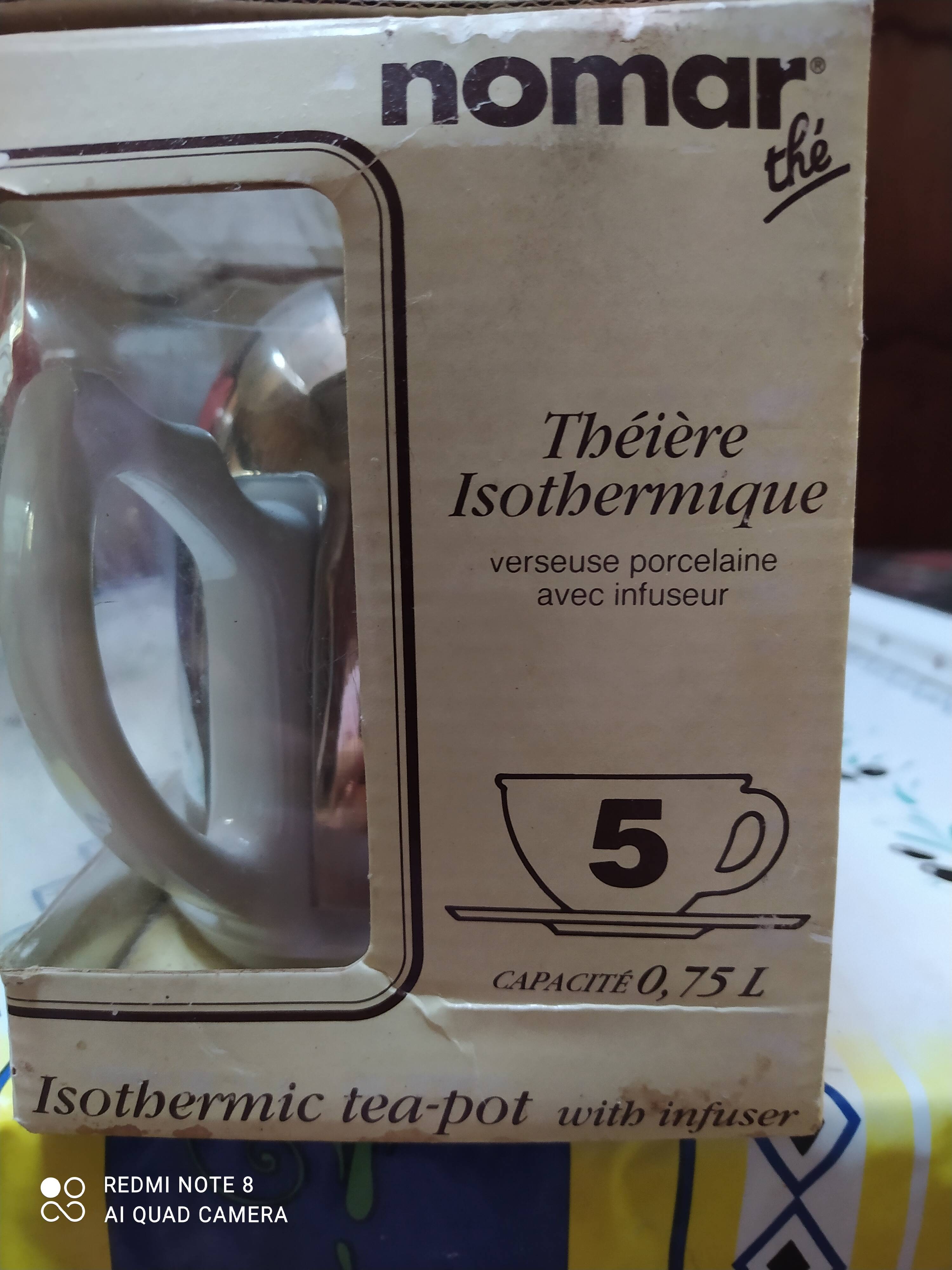 Porcelain teapot Nomar isotherm