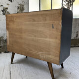 Commode vintage bleue