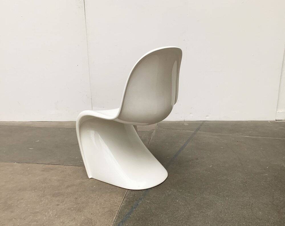 Panton side chairs from the mid-century by Verner Panton for Herman Miller, 1960s.