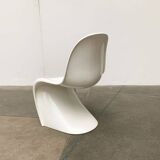 Panton side chairs from the mid-century by Verner Panton for Herman Miller, 1960s.