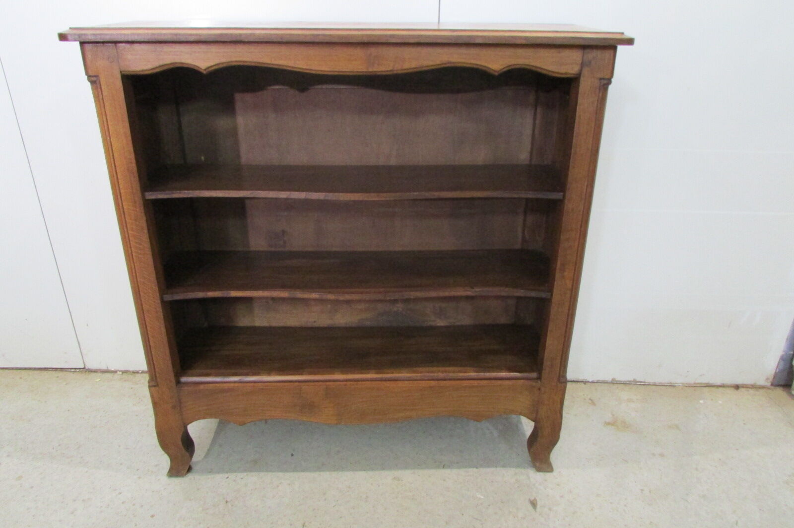 Small bibus in solid oak entrance bookcase