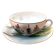 Cup/Saucer, Fine Porcelain, Japanese-Style Decor