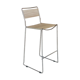 Bar stool high scoubidou vintage structure chrome