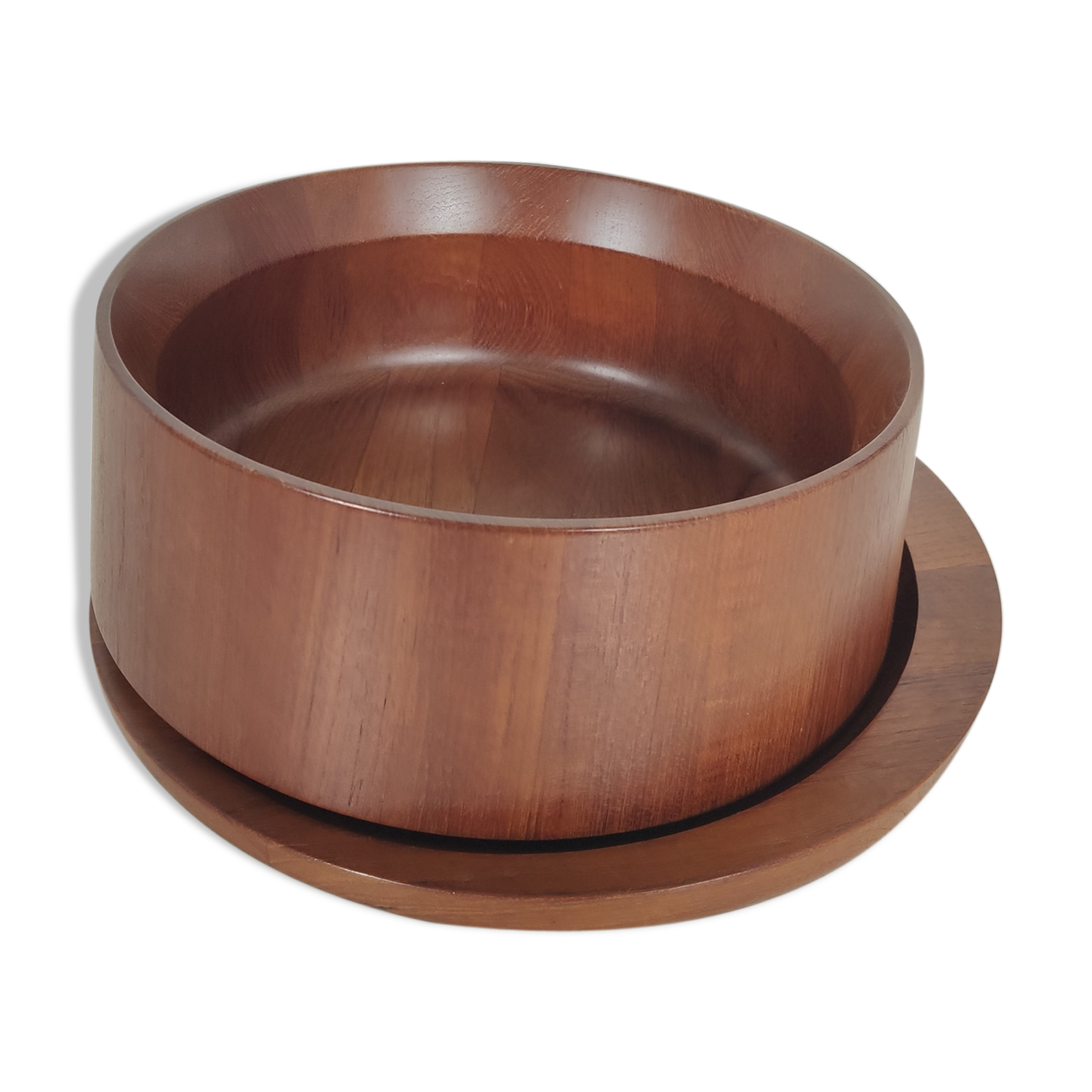 Cutting board & teak bowl by Jens Quistgaard, Denmark 1960