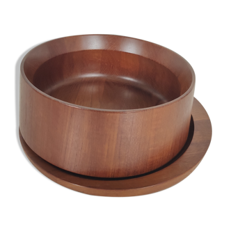 Cutting board & teak bowl by Jens Quistgaard, Denmark 1960