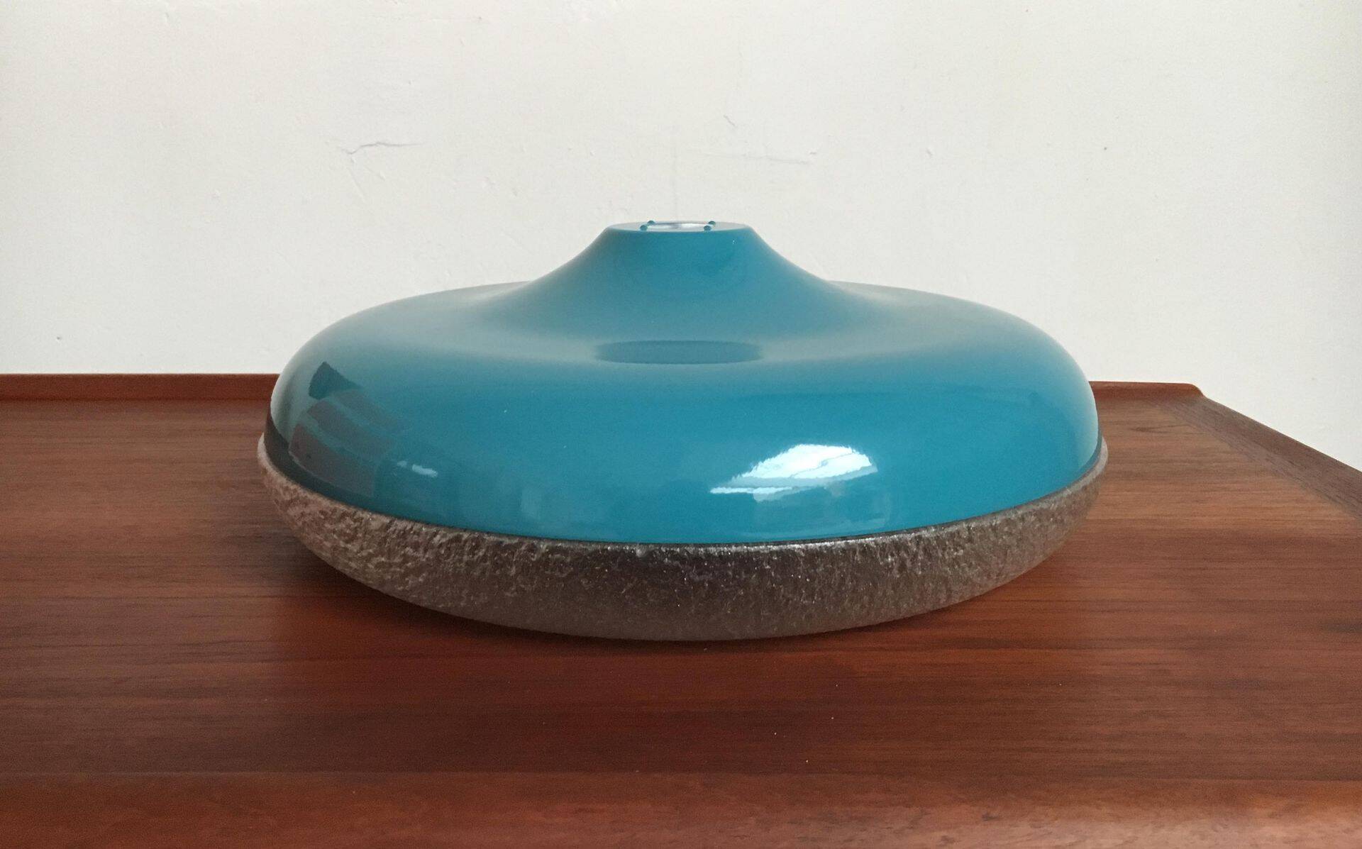 Vintage Space Age pendant lamp from the Siform series by Siemens, 1970s.