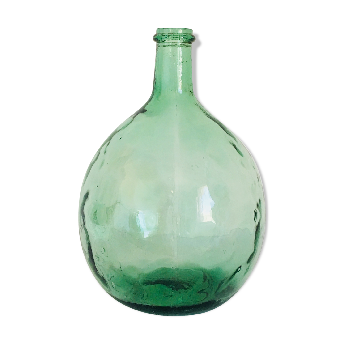 Green 5 liters demijohn