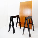 Wooden table by De Pas, D'Urbino, Lomazzi, Acerbis production, 1960s