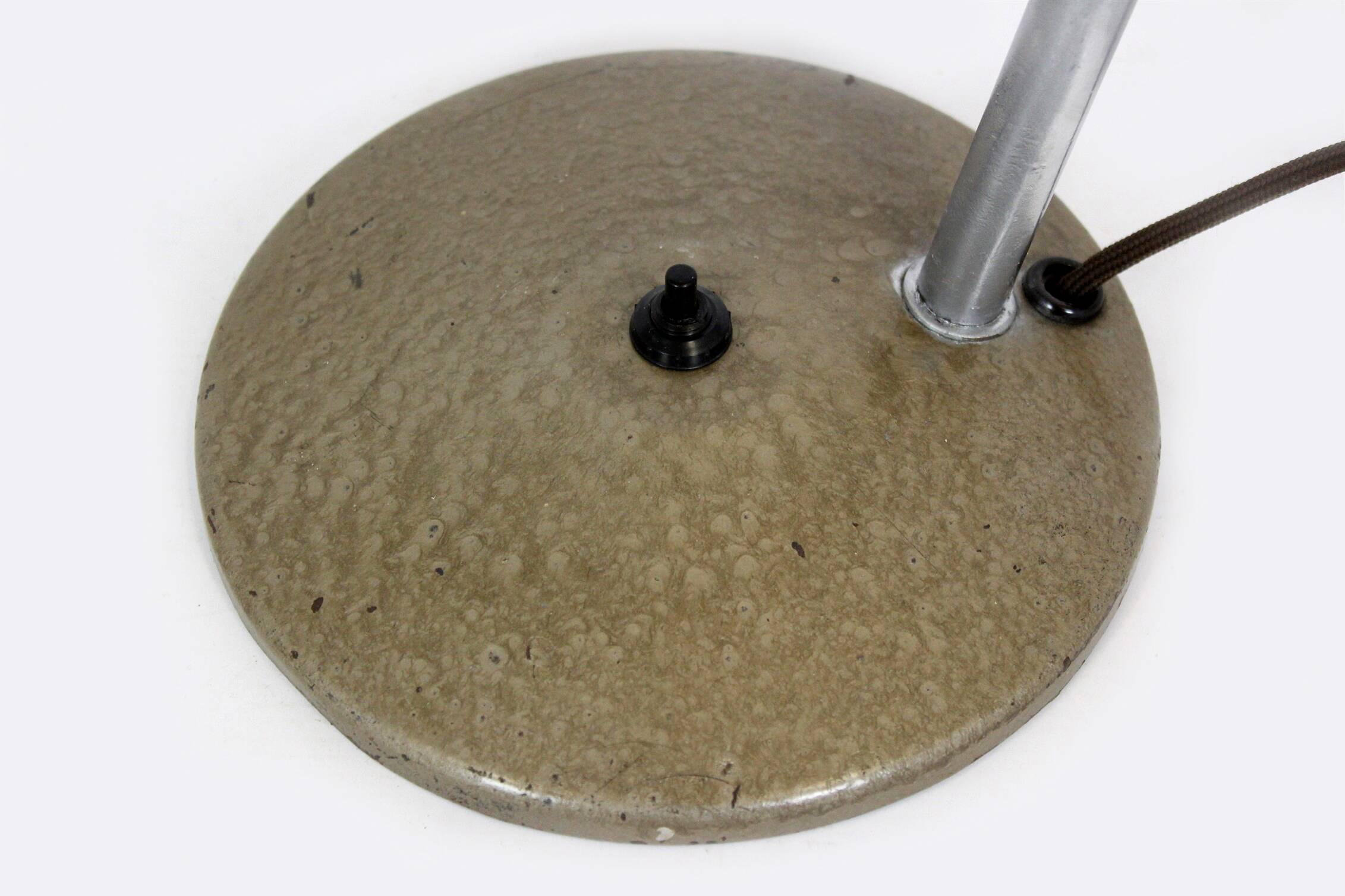 Large Industrial Table Lamp, 1940s