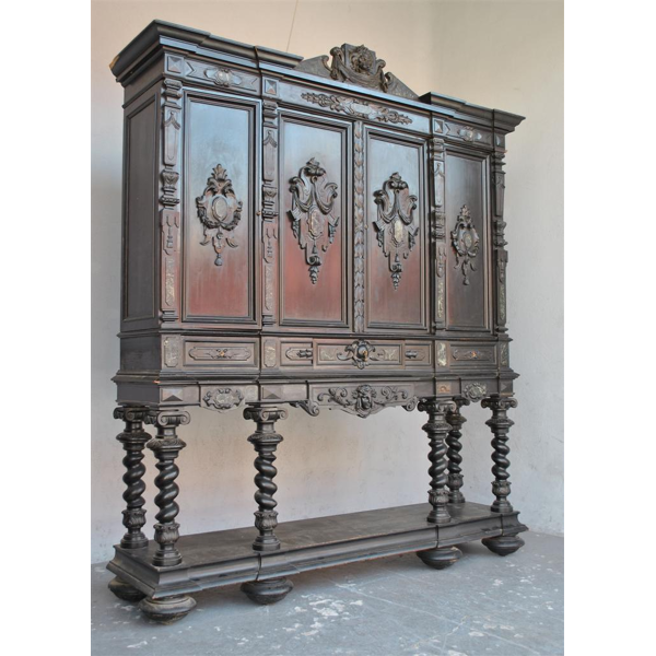 Meuble De Chateau Important Cabinet Bois Noirci De Style Renaissance Xixeme Selency Meuble De Chateau Important Cabinet Bois Noirci De Style Renaissance Xixeme Selency