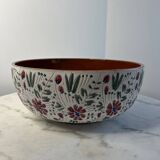Very large hand-stamped salad bowl