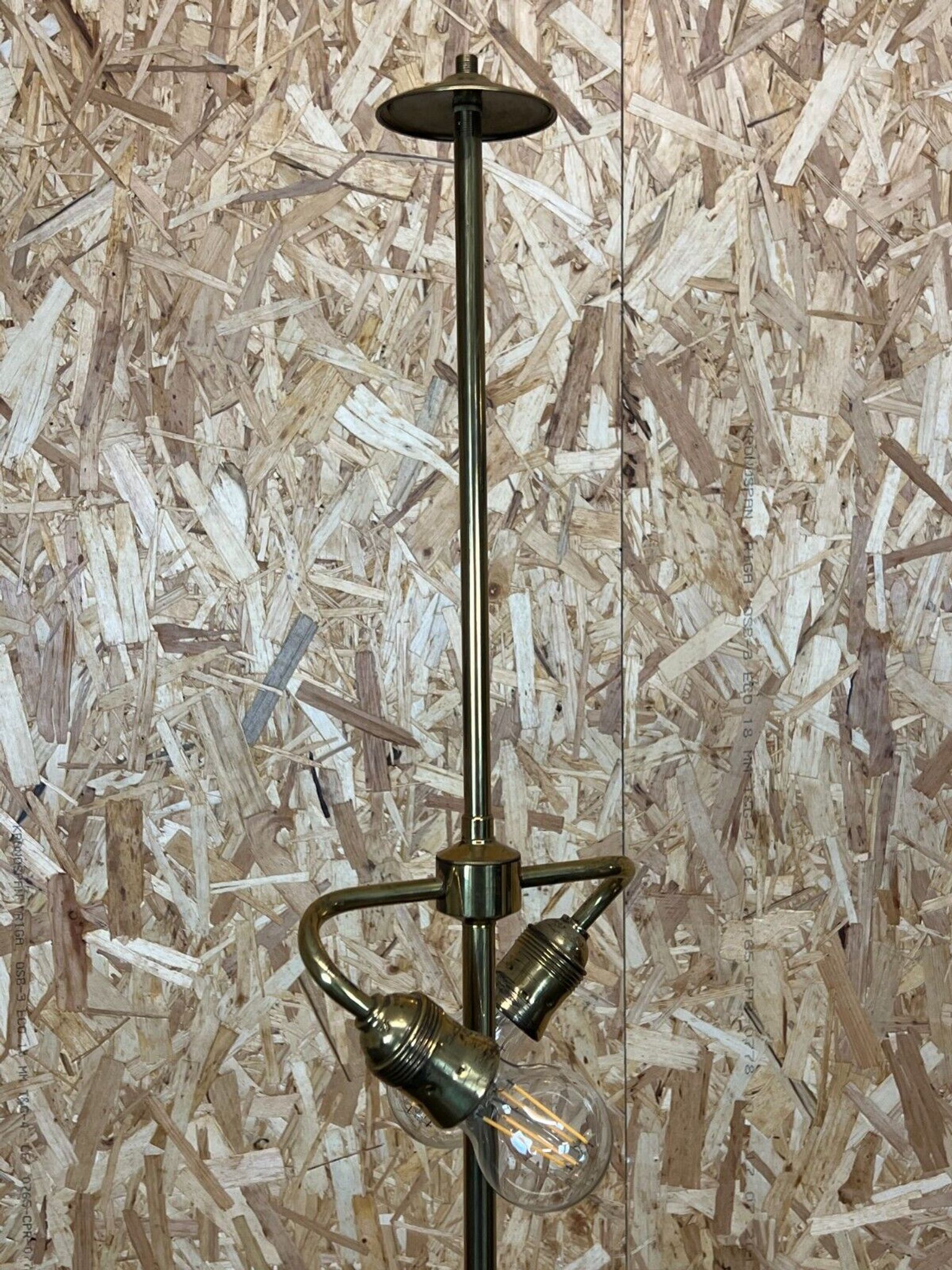 Lampe porcelaine KPM laiton space age, 60s 70s