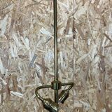60s 70s floor lamp porcelain KPM brass space age