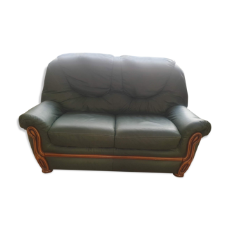 2-Seat leather sofa