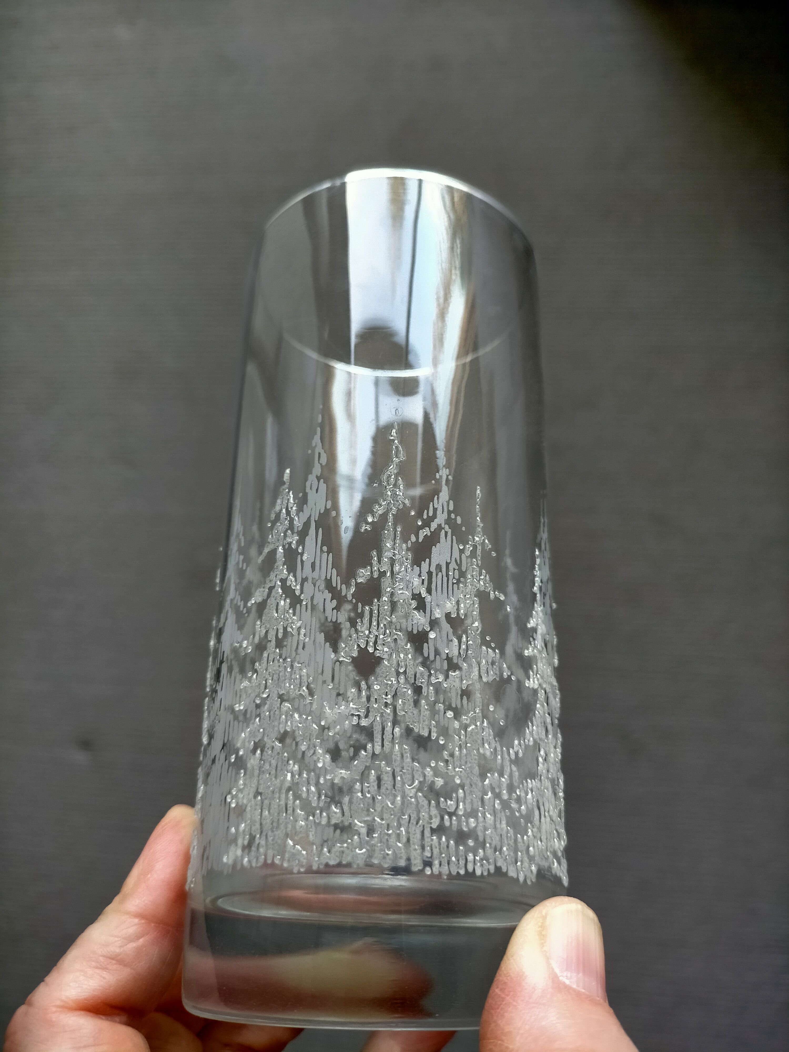 Lot de six verre à eau