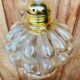 Vintage moulded glass pendant light