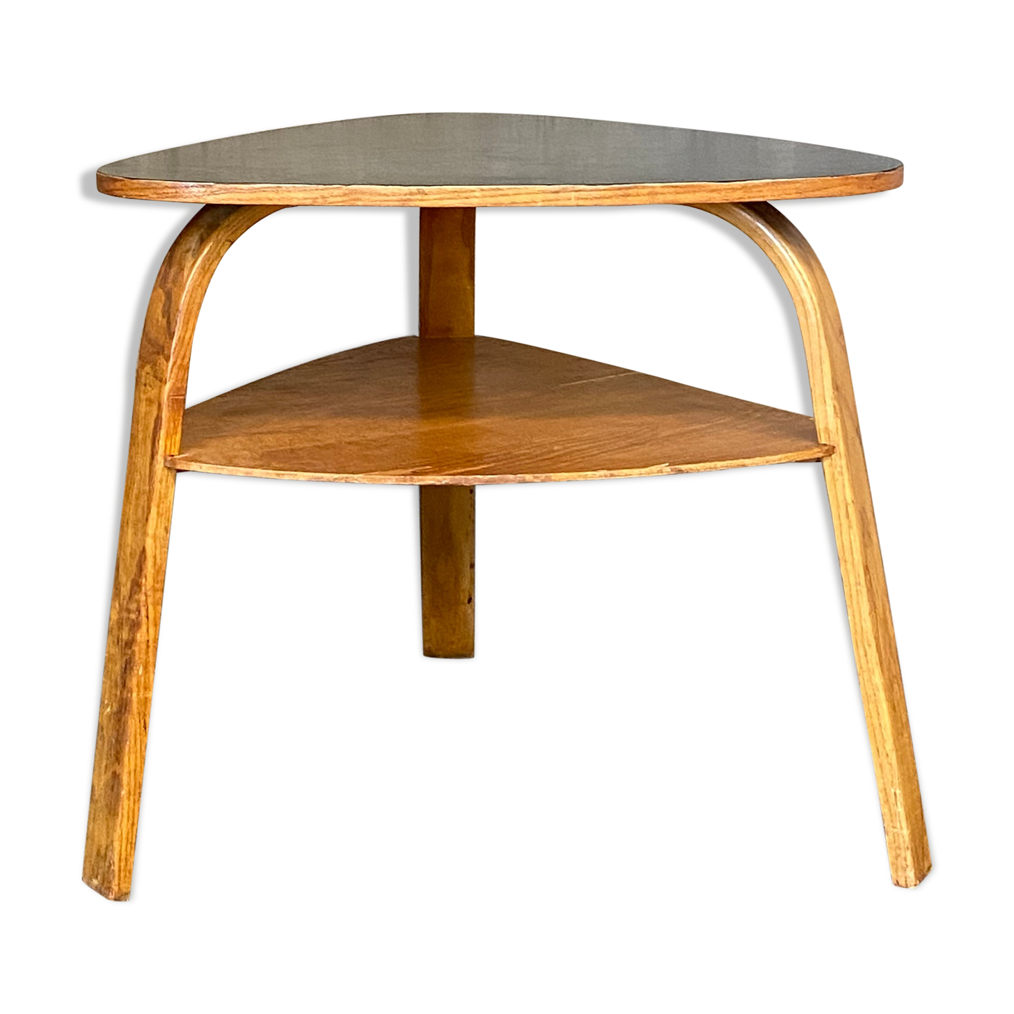 Steiner's Bow Wood coffee table