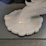 Earthenware dolphin plant holder