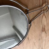 Vintage round barber mirror