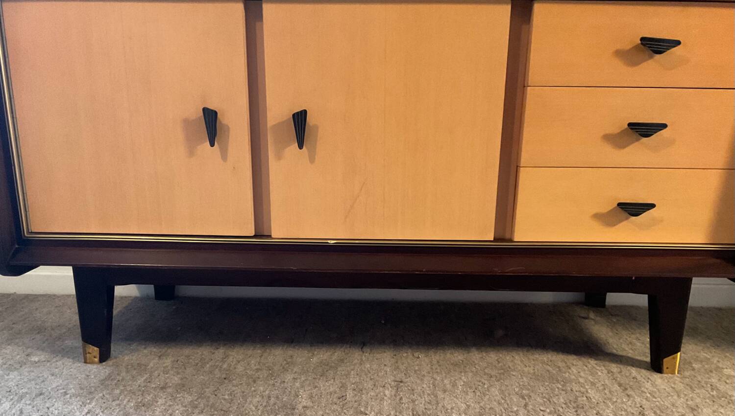 Vintage TV cabinet sideboard from the 60s