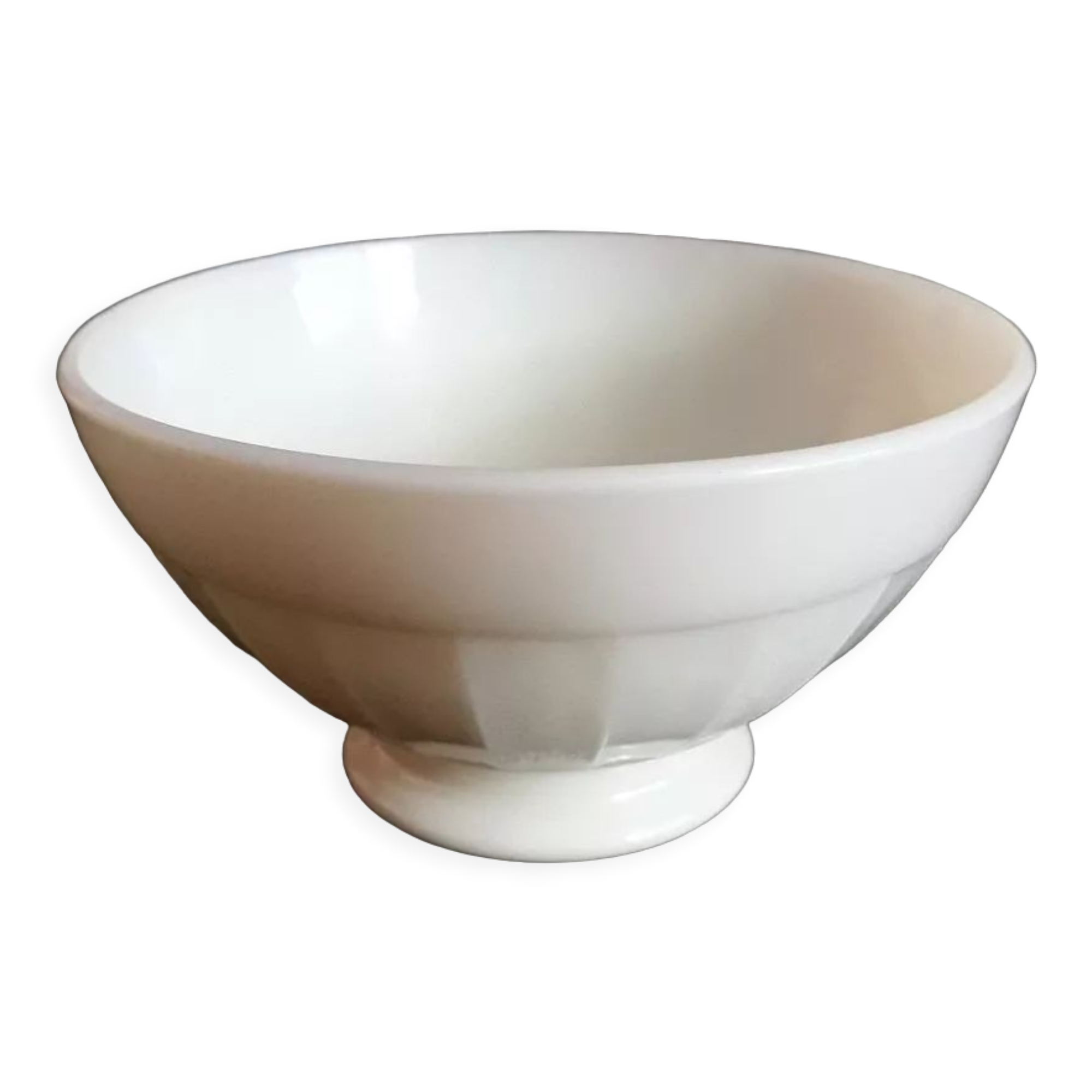 White opaline bowl, 70s