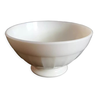 White opaline bowl, 70s