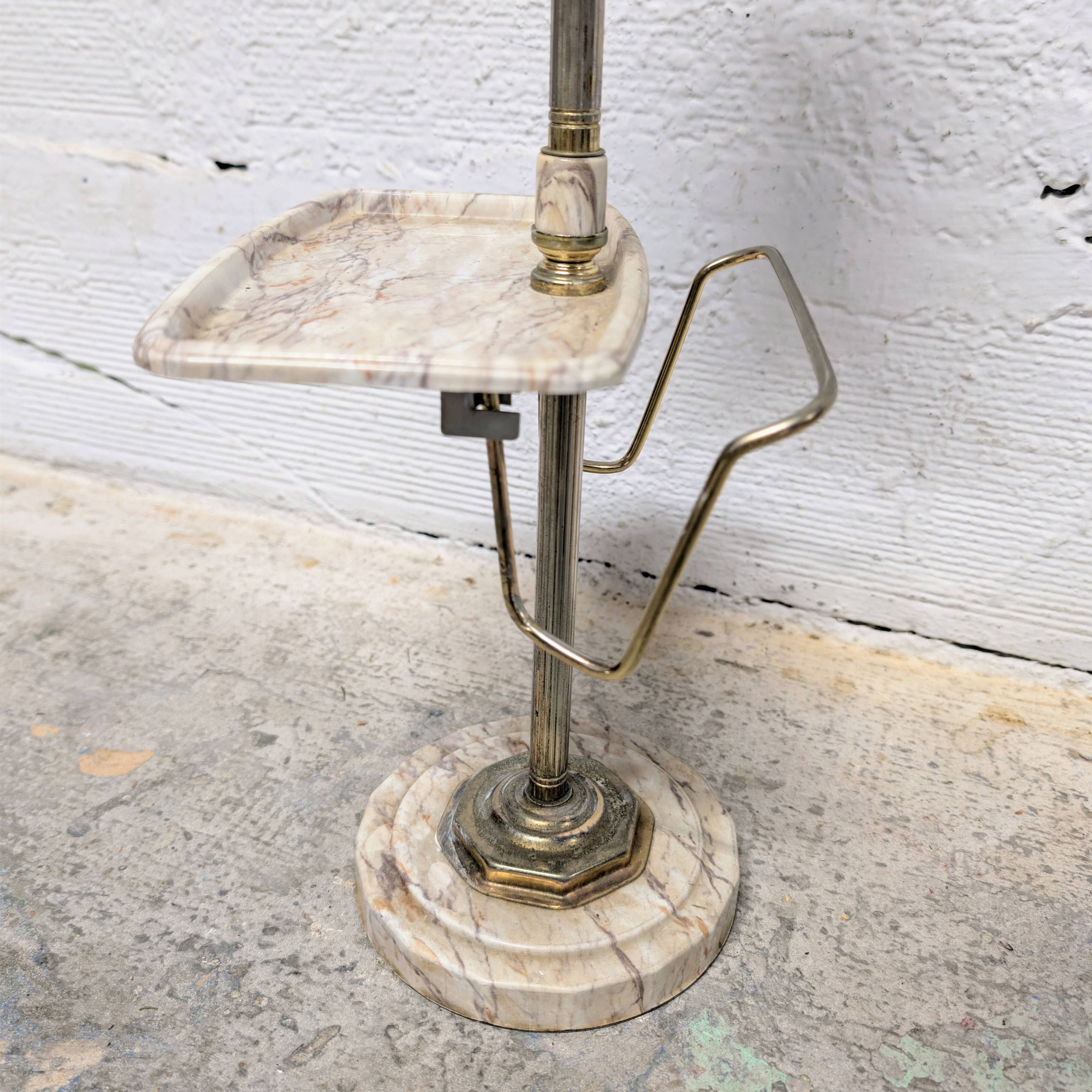 Freestanding ashtray with magazine rack