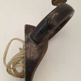 Art deco sconce in mercurized ceramics