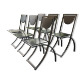 Set of 6 Sinus Dining Chairs by Karl Friedrich Forster 80s