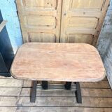 Old 50s oak bistro table