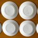 8 antique flat plates in Nimy earthenware