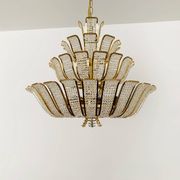 Crystal Glass Chandelier by Palwa