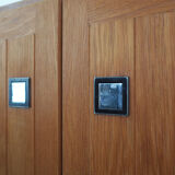 Enfilade en frêne, design danois, années 1970, Danemark