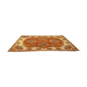 Tapis de laine vintage XL années 1960 296x391cm