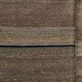 10x13 Turkish Brown & Bronze Handmade Kilim Rug, 303x386Cm