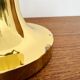 Brass and Glass Flush Light by Glashütte Limburg