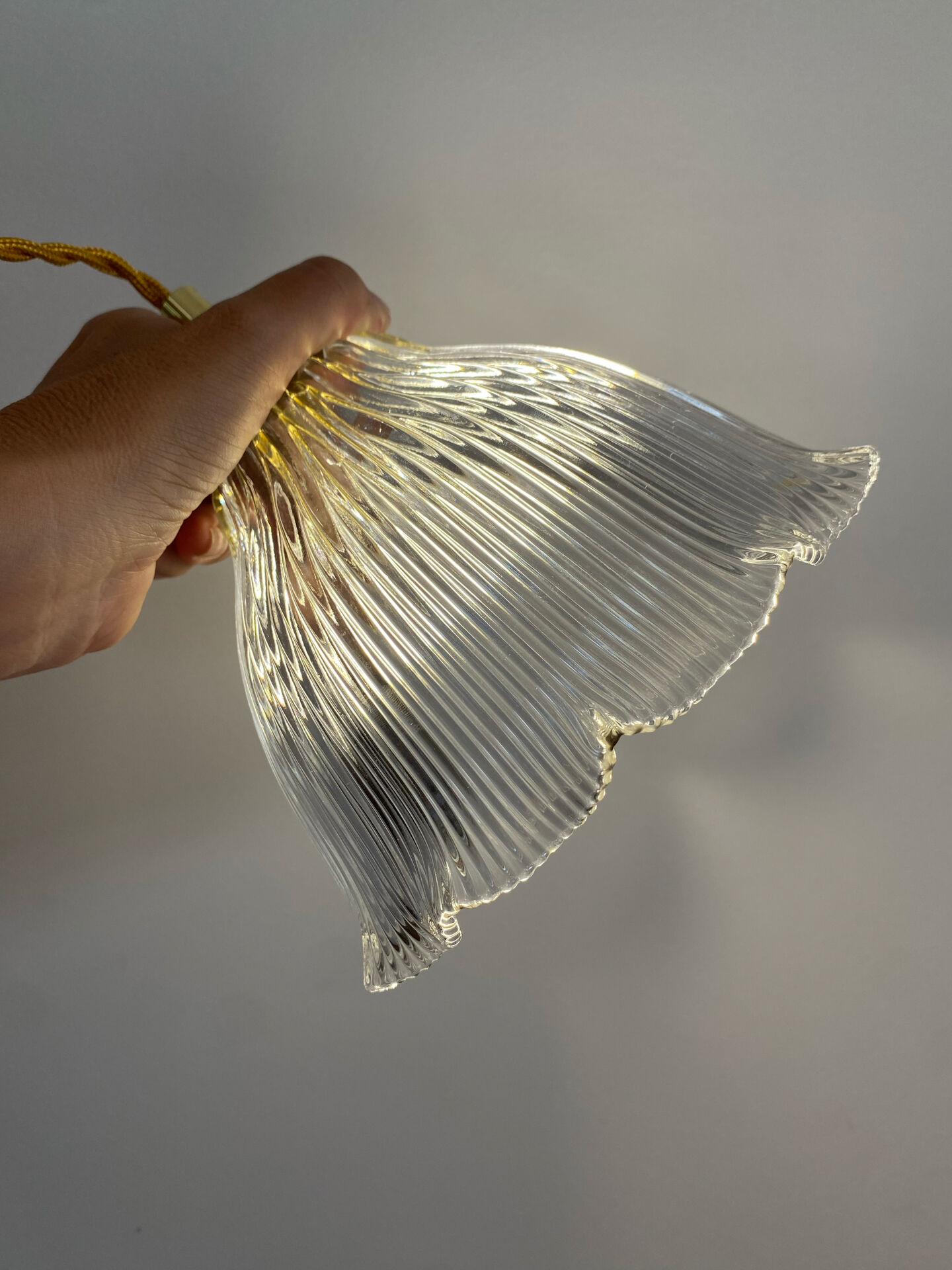 Vintage Holophane pendant light