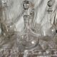 Antique St. Louis crystal carafes