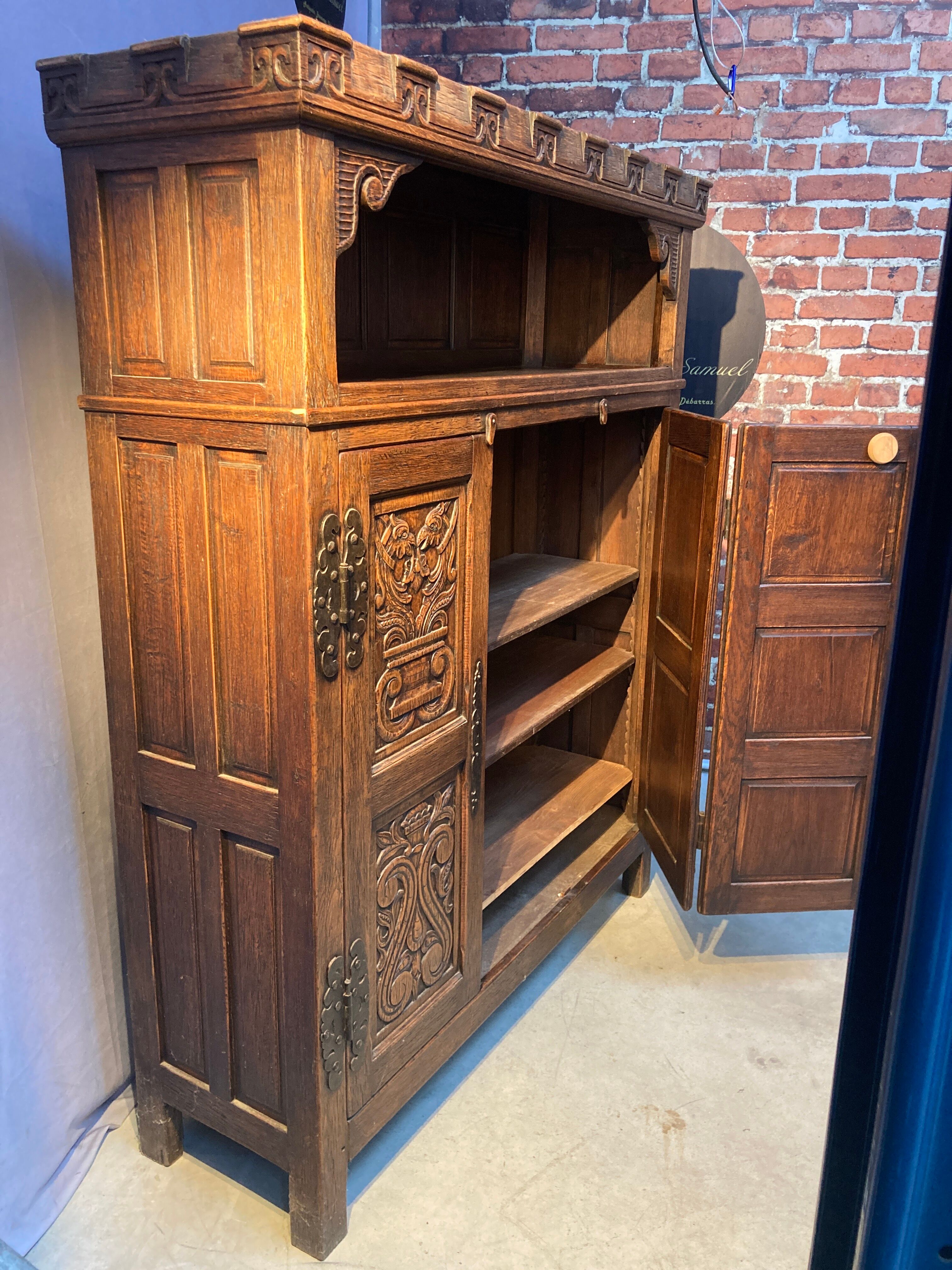 Rustic wardrobe neo renaissance style