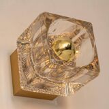Small wall lamp in brass and crystal by Peill & Putzler, Germany
