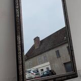 Louis Philippe Napoleon III mirror in decorated gilded wood - 1m70