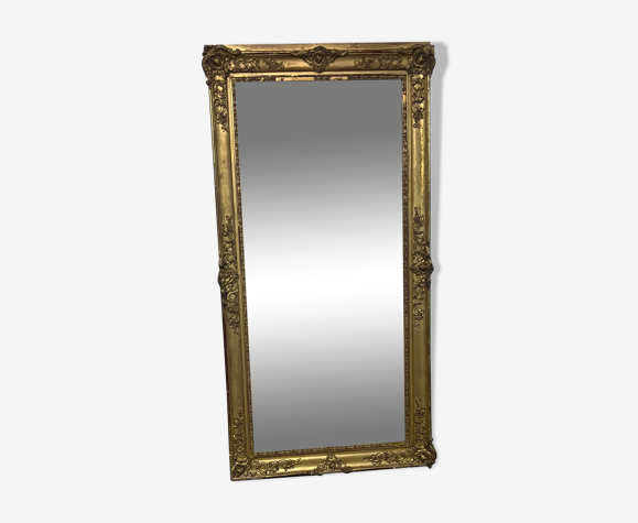 Miroir Louis-philippe glace mercure rectangulaire