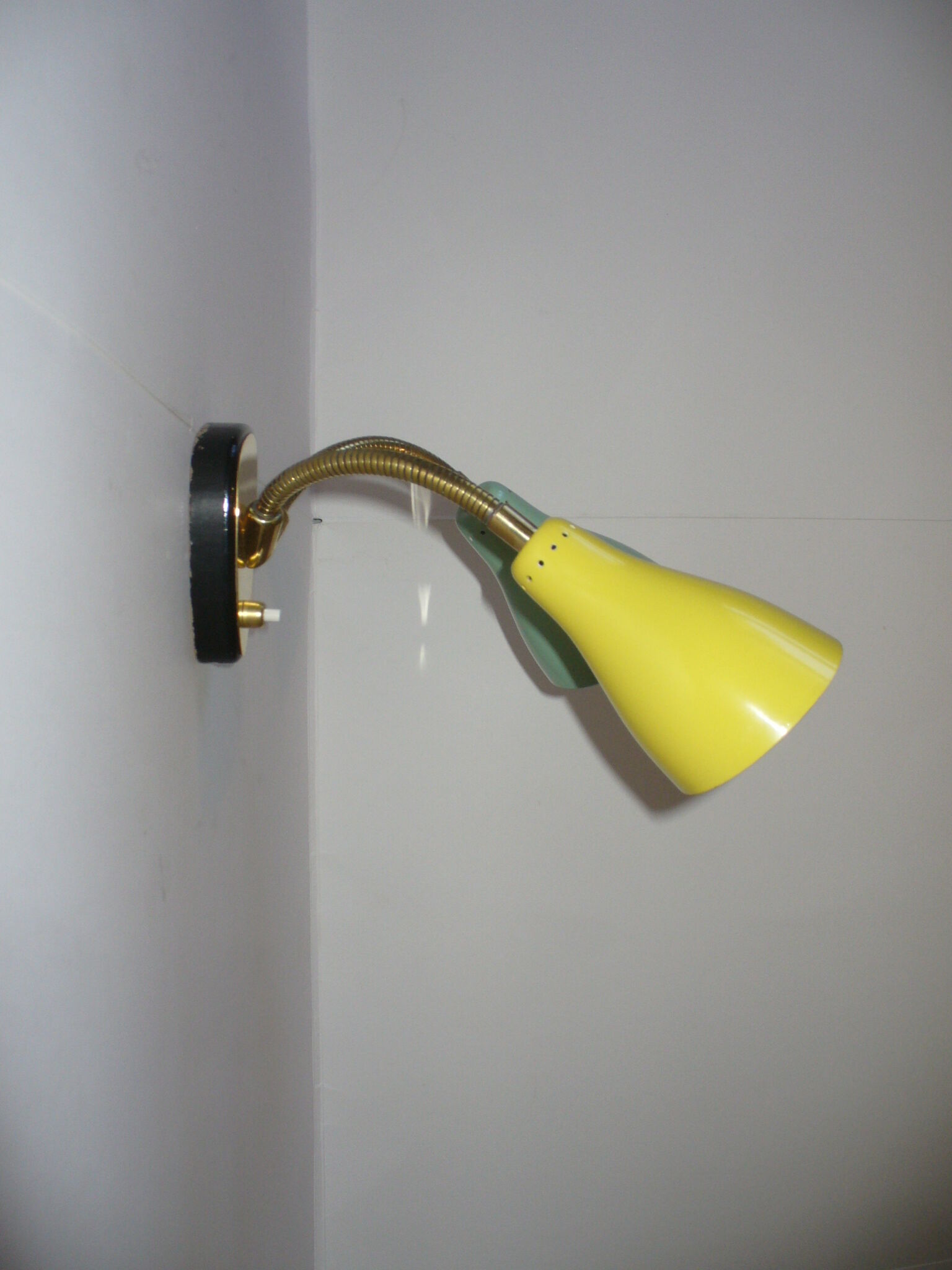 Double wall lamp from the 50s