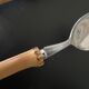 Salad servers with bamboo handles