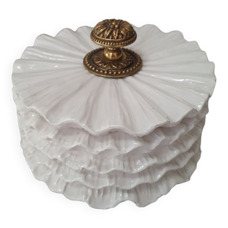 Candy box, Art Deco earthenware jewelry box