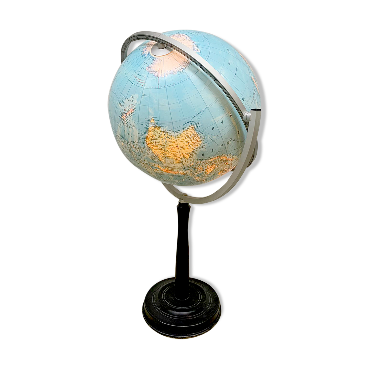 Vintage JRO globe floor lamp