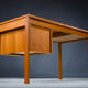 Danish teak desk by Peter Lovig Nielsen for Hedensted Mobelfabrik, 1961