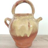 Terracotta gargoulette jug