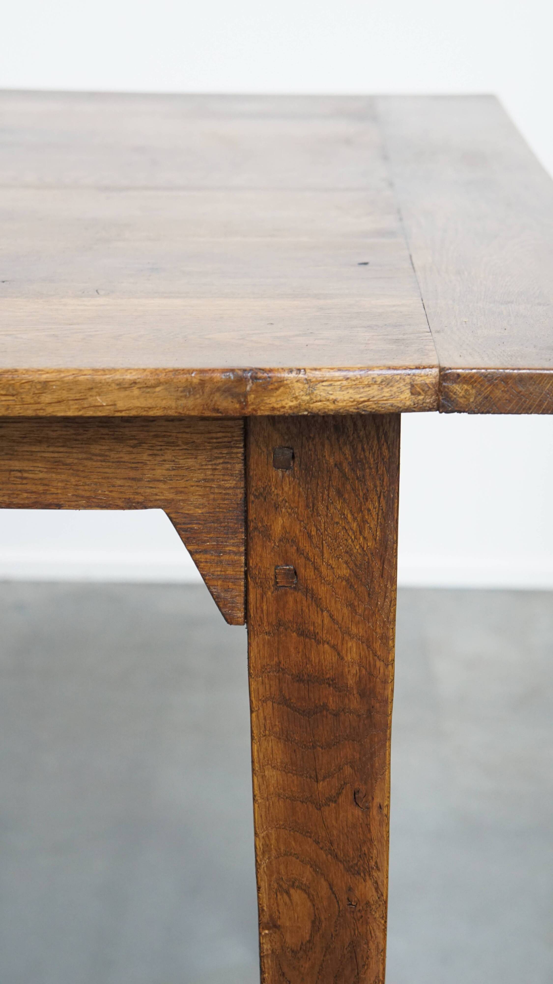 Antique French Oak Dining Table for 6 to 8 People